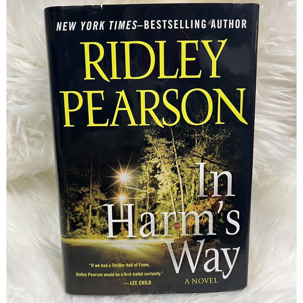 Walt Fleming Novel In Harm's Way SIGNED Ridley Pearson 2010 HC Book 1st Edition